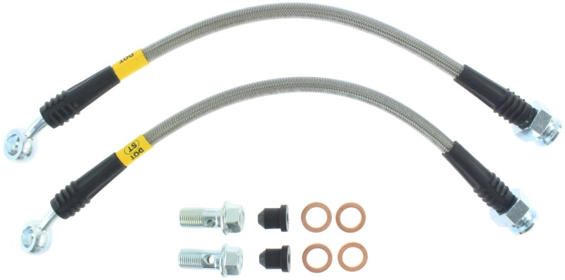 Hummer H2 Brake Line Kit - Rear - Stoptech - Stainless Steel Braided - Stainless Steel - `03-`07