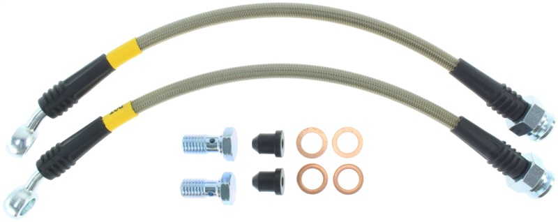 Hummer H2 Brake Line Kit - Rear - Stoptech - Stainless Steel Braided - Stainless Steel - `03-`09