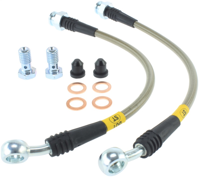 Hummer H2 Brake Line Kit - Rear - Stoptech - Stainless Steel Braided - Stainless Steel - `03-`09