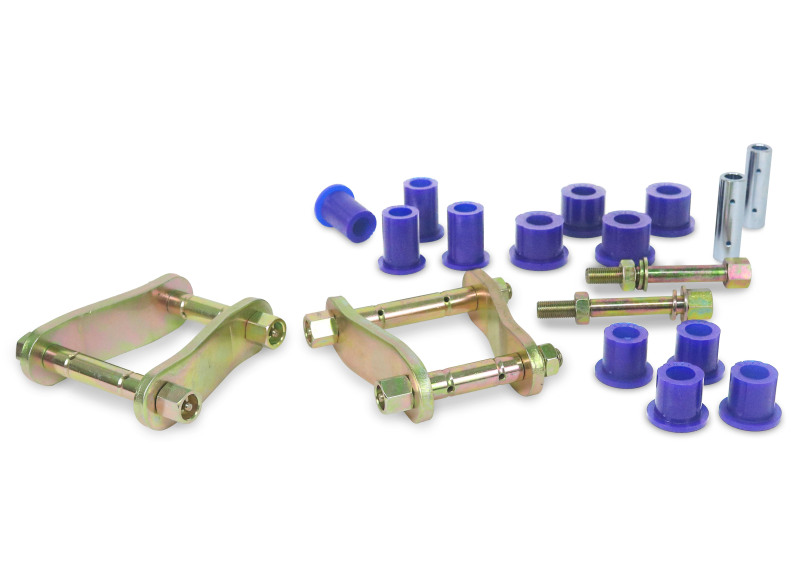 Toyota Hilux Leaf Spring Bushing Kit - Rear - Superpro - Greasable Shackle and Bushing Kit - `05-`15