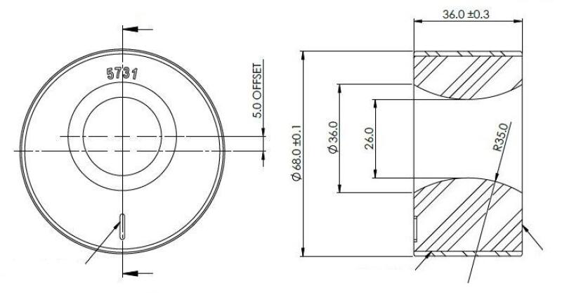 Hyundai Santa Fe Bushing Kit - Front Control Arm Lower Inner Rear - Superpro - Double Offset - `19-`23