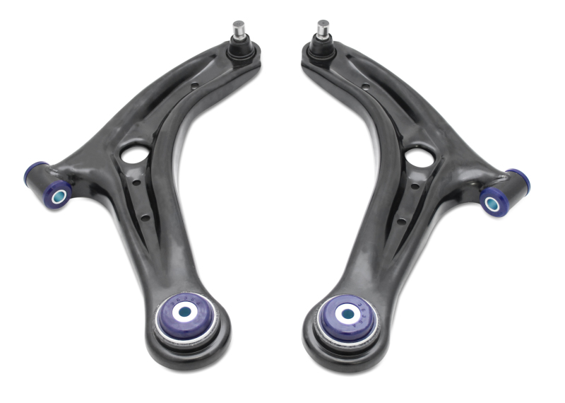 Ford Fiesta Control Arms - Front - Superpro - Lower Control Arm Set w/ Preinstalled SuperPro Bushings - `14-`19