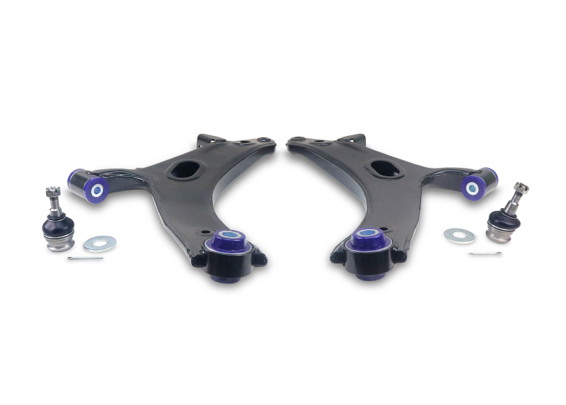 Subaru XV Crosstrek Control Arms - Front - Superpro - Lower Control Arm Set w/ Bushings - `13-`15