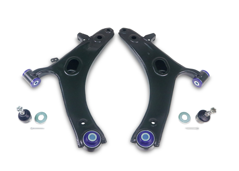 Subaru XV Crosstrek Control Arms - Front - Superpro - Lower Control Arm Set w/ Bushings - `13-`15