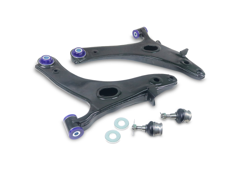 Subaru XV Crosstrek Control Arms - Front - Superpro - Lower Control Arm Set w/ Bushings - `13-`15