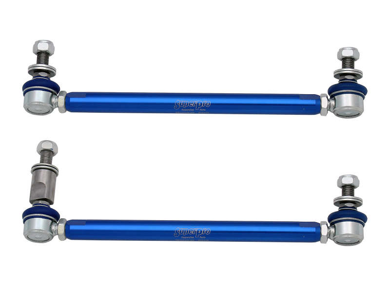 Audi A3 Sway Bar Links - Front - Superpro - HD Adjustable w/ DCC Adapter - 2015