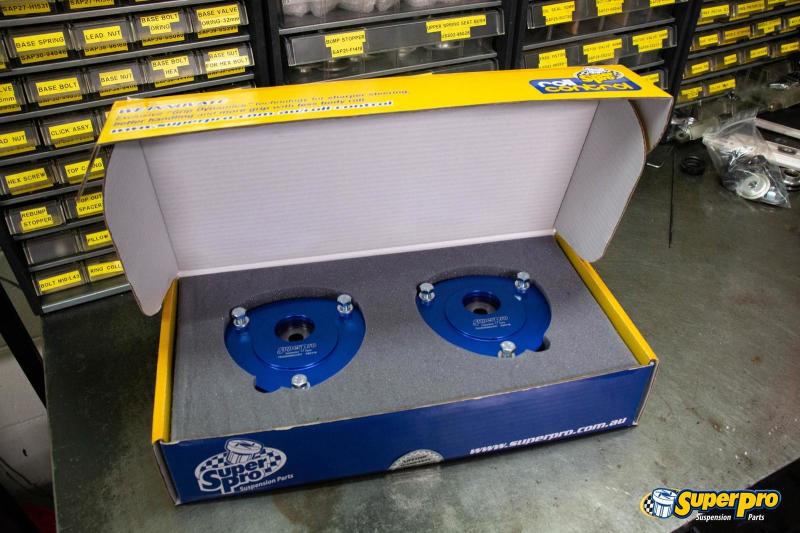 Audi A3 Quattro Strut Mount Set - Front - Superpro - Fixed Camber Offset - 2015