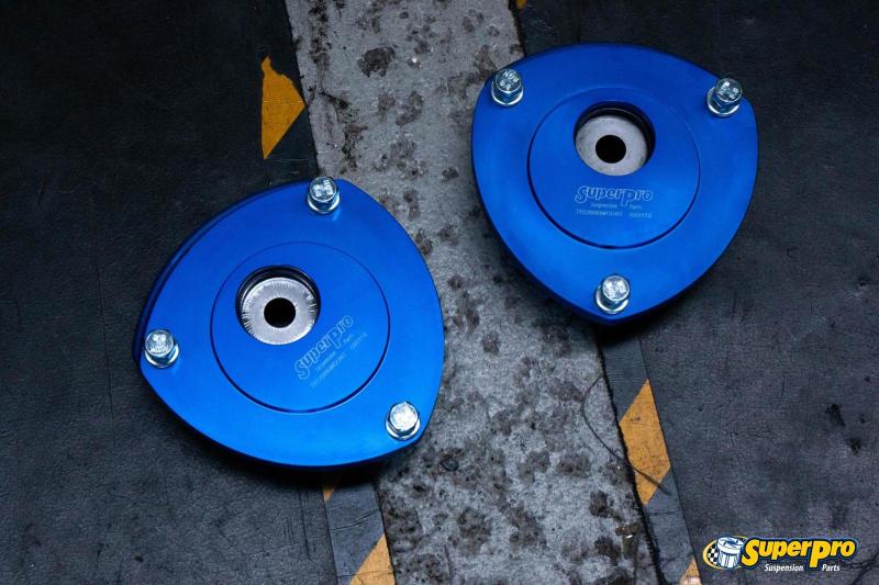 Audi A3 Quattro Strut Mount Set - Front - Superpro - Fixed Camber Offset - 2015