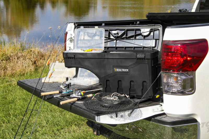 Ford Ranger Truck Bed Storage Box - Passenger Side - Undercover - SwingCase - Black Smooth - `12-`17