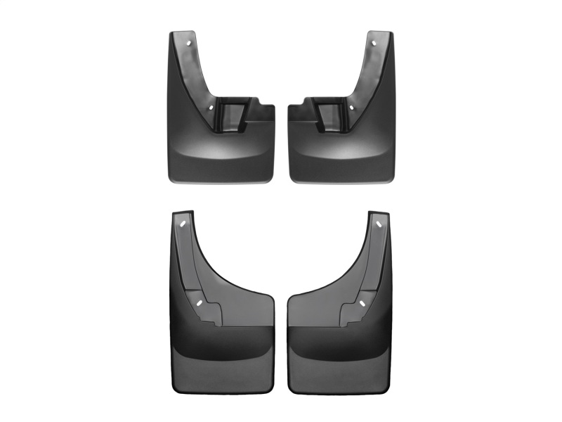 Dodge Ram 1500 Mud Flap Kit - WeatherTech - No-Drill DigitalFit - Black - `09-`11