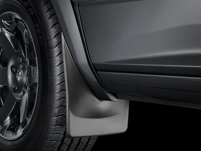 Ford F450 Mud Flaps - WeatherTech - No-Drill DigitalFit - Black - `11-`27