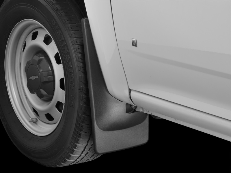 Chevrolet Colorado Mud Flaps - WeatherTech - DigitalFit No-Drill - Black - `04-`12