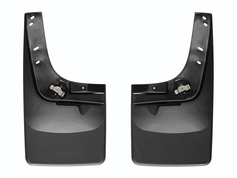 GMC Sierra Mud Flaps - WeatherTech - No-Drill DigitalFit - Black - `14-`27