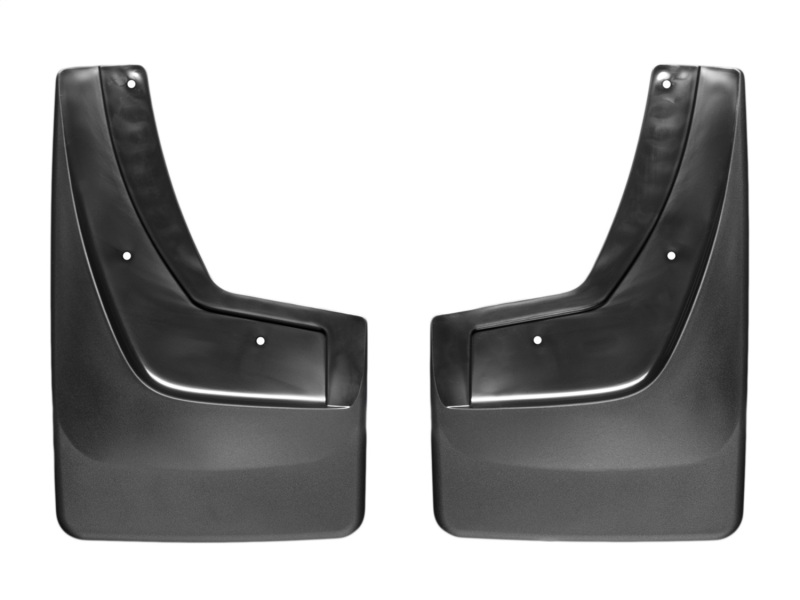 GMC Sierra Mud Flaps - WeatherTech - No-Drill DigitalFit - Black - `14-`27