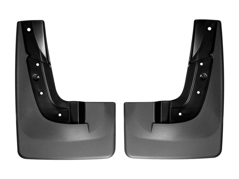 GMC Acadia Mud Flaps - Front - WeatherTech - No-Drill DigitalFit - Black - `13-`27