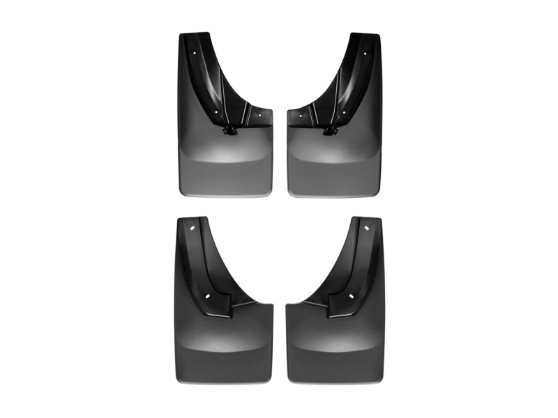 Dodge Ram 2500 Mud Flaps - WeatherTech - No-Drill DigitalFit - Black - `14-`27