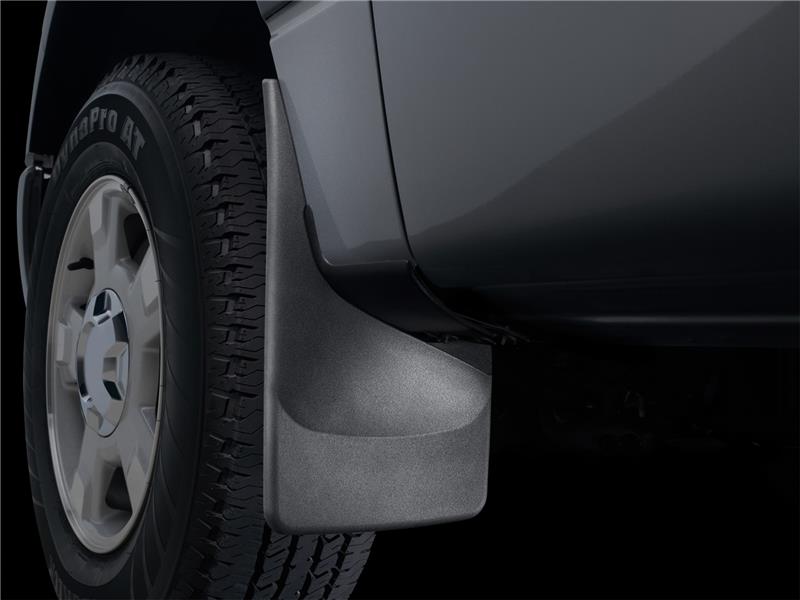 Ram 2500 Mud Flaps - WeatherTech - No-Drill DigitalFit - Black - `14-`27