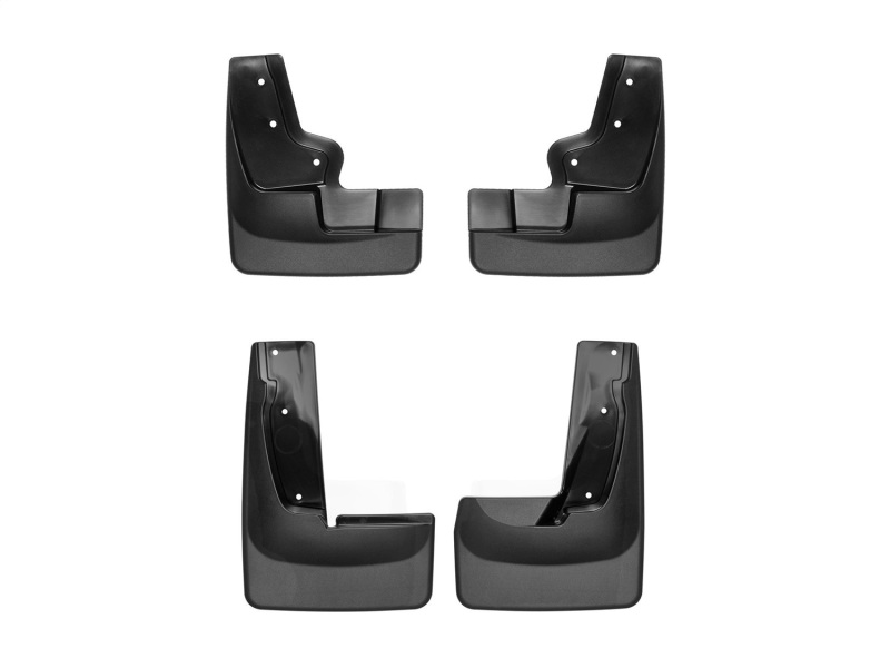 Ford Edge Mud Flap Kit - WeatherTech - No-Drill DigitalFit - Black - `19-`27 Ford Edge Mud Flap Kit - WeatherTech - No-Drill DigitalFit - Black - `19-`27