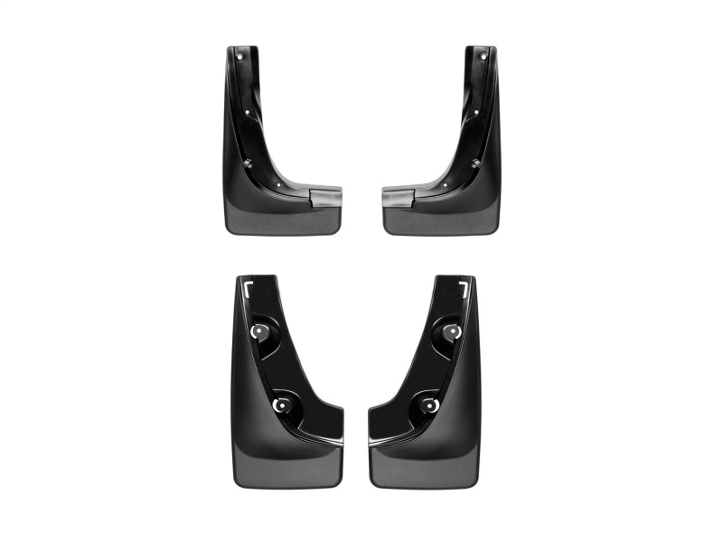 Jeep Cherokee Mud Flap Kit - WeatherTech - DigitalFit No-Drill - Black - `19-`27