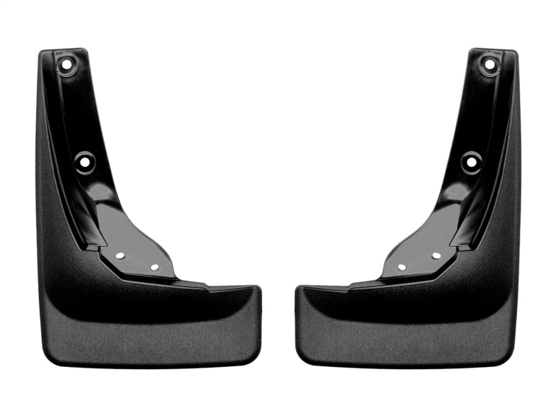 Honda Ridgeline Mud Flaps - Front - WeatherTech - No-Drill DigitalFit - Black - `21-`27