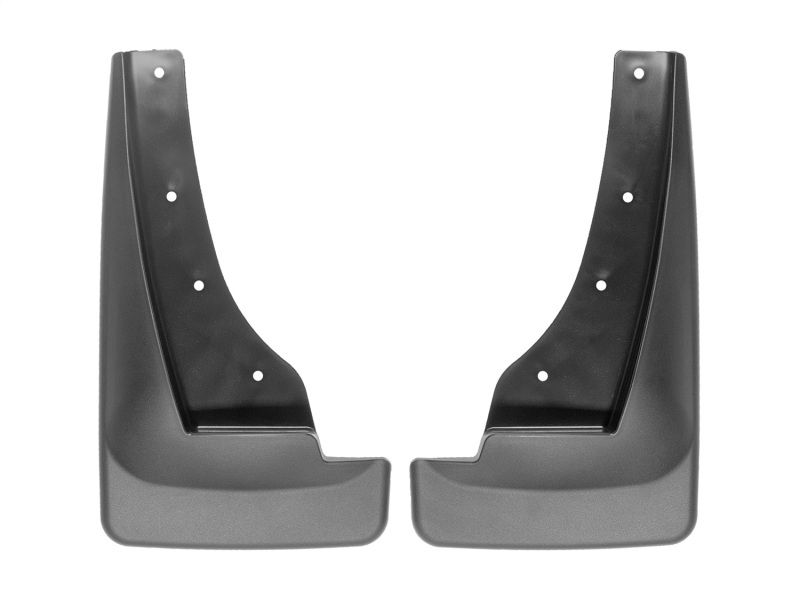 Nissan Rogue Mud Flaps - Front - WeatherTech - No-Drill DigitalFit - Black - `14-`27