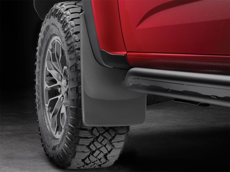Chevrolet Colorado Mud Flaps - WeatherTech - No-Drill DigitalFit - Black - `17-`27