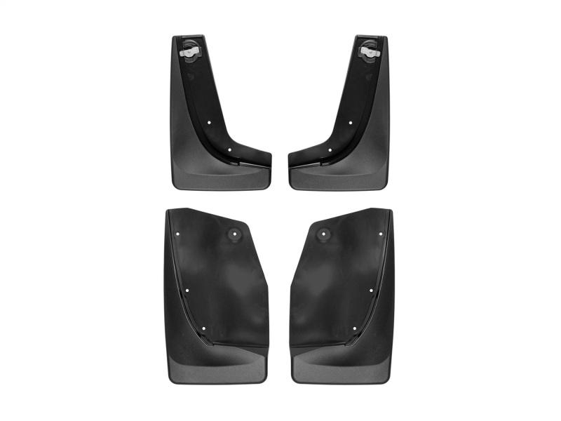Buick Enclave Mud Flaps - WeatherTech - No-Drill DigitalFit - Black - `18-`27