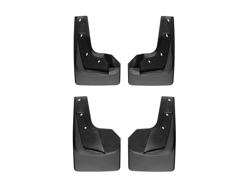 Dodge Ram 1500 Mud Flaps - WeatherTech - No-Drill DigitalFit - Black - `19-`27