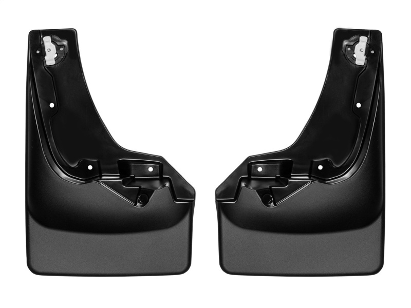 Chevrolet Silverado 1500 Mud Flaps - WeatherTech - No Drill DigitalFit - Black - `19-`27