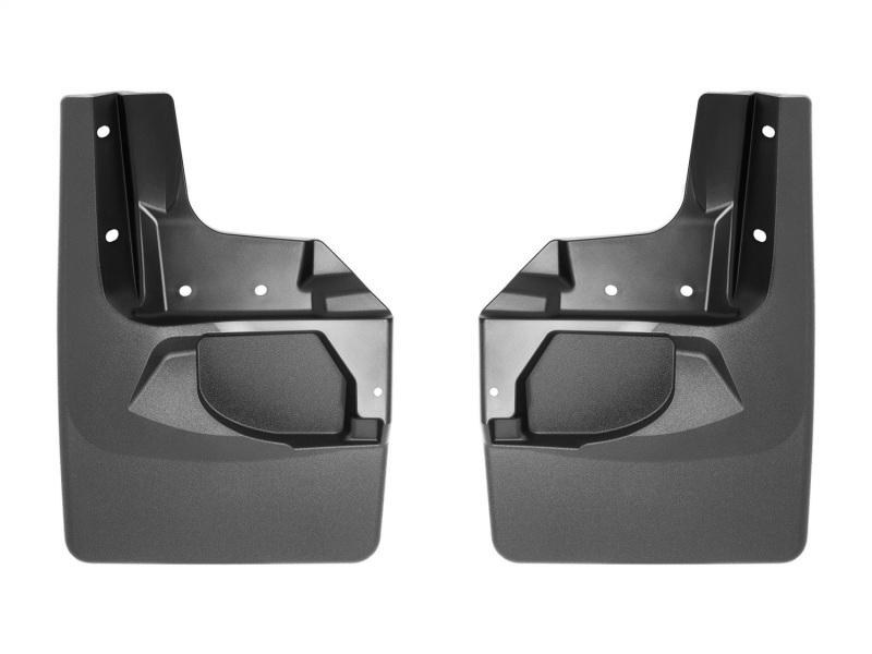Jeep Gladiator No-Drill Mudflaps - WeatherTech - DigitalFit, QuickTurn Fastening System - Black - `20-`27