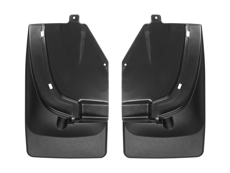 Ford Ranger Mud Flaps - Front - WeatherTech - No-Drill DigitalFit - Black - `19-`27