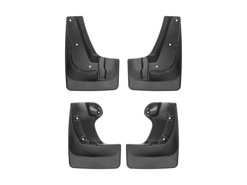 Subaru Ascent Mud Flaps - WeatherTech - No-Drill DigitalFit - Black - `19-`27