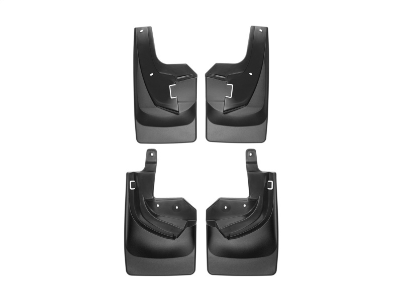 Ram 3500 Mud Flap Kit - WeatherTech - No-Drill DigitalFit - Black - `19-`27 Ram 3500 Mud Flap Kit - WeatherTech - No-Drill DigitalFit - Black - `19-`27