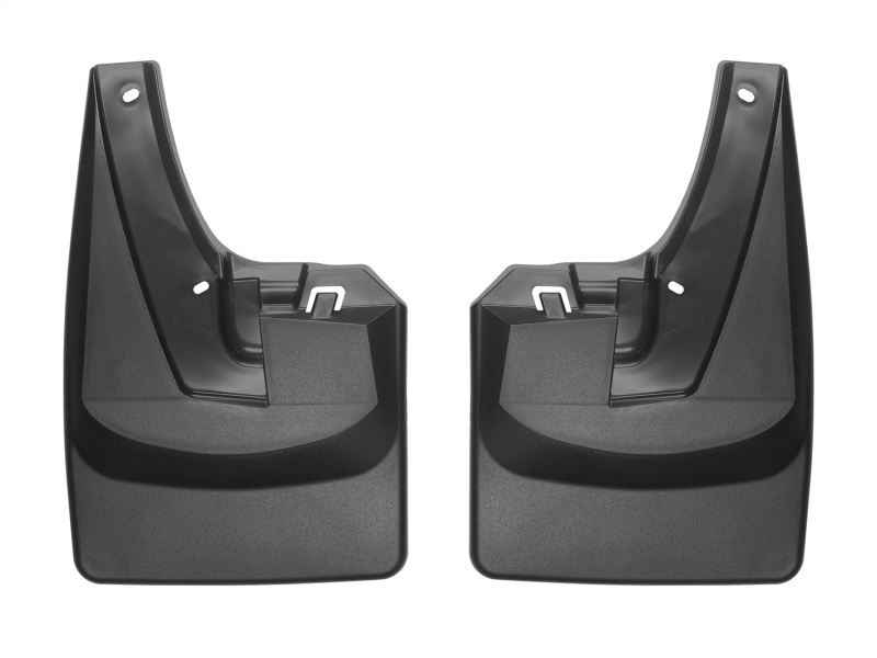 Dodge Ram 2500 Mud Flaps - WeatherTech - No Drill, DigitalFit, QuickTurn Fastening System - Black - `19-`27