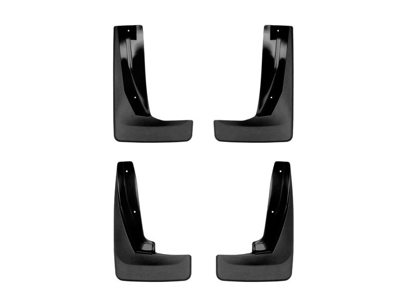 Volkswagen Tiguan Mud Flaps - WeatherTech - No-Drill DigitalFit - Black - `18-`27