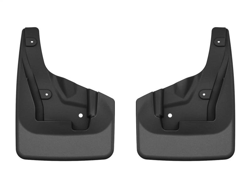 Subaru XV Crosstrek Mud Flaps - Front - WeatherTech - No-Drill DigitalFit - Black - `24-`27