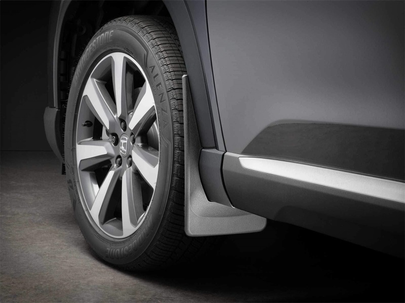 Honda Pilot Mud Flaps - Front - WeatherTech - No-Drill DigitalFit - Black - `23-`25