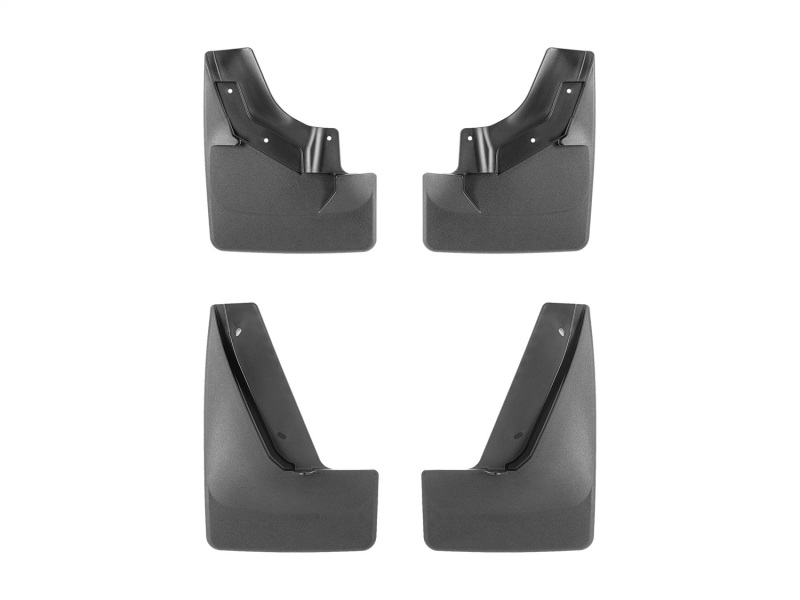 Cadillac Escalade Mud Flaps - WeatherTech - No-Drill DigitalFit - Black - `21-`24