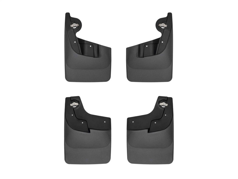 Chevrolet Colorado Mud Flaps - Front + Rear - WeatherTech - No-Drill DigitalFit - Black - `23-`24