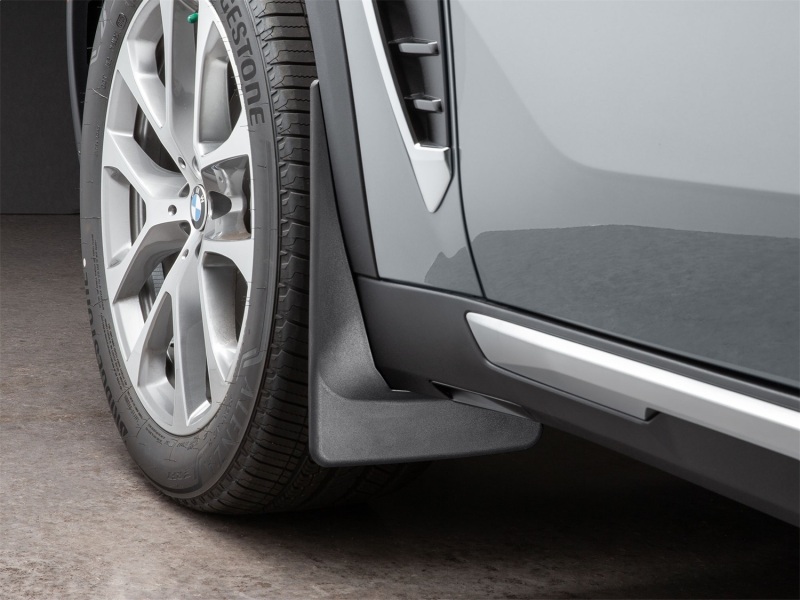 BMW X5 Mudflaps - Front - WeatherTech - No-Drill DigitalFit - Black - `24-`26