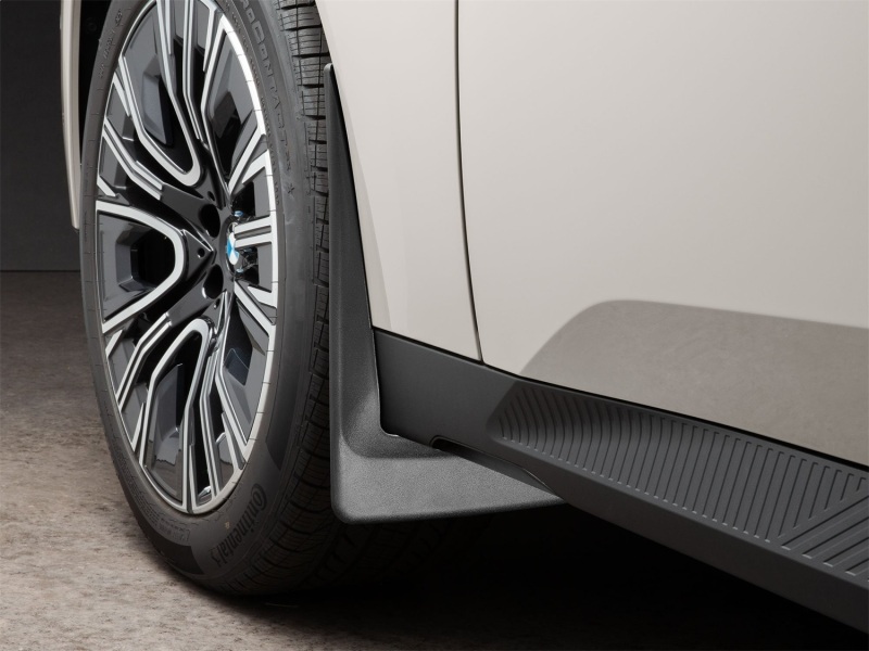 BMW X3 Mud Flaps - Front - WeatherTech - No-Drill DigitalFit - Black - `25-`26