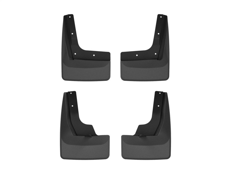 Acura MDX Mud Flaps - Front + Rear - WeatherTech - No-Drill DigitalFit - Black - `25-`26