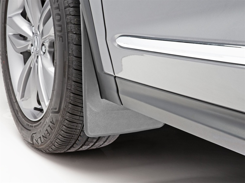 Acura MDX Mud Flap - Front - WeatherTech - No-Drill DigitalFit - Black - `25-`26