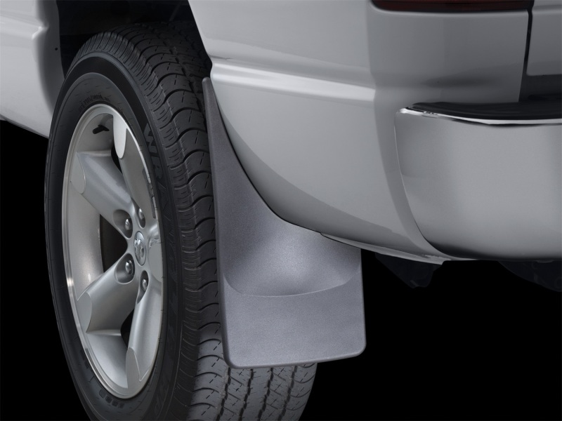 Dodge Ram Mud Flaps - WeatherTech - No-Drill DigitalFit - Black - `06-`08