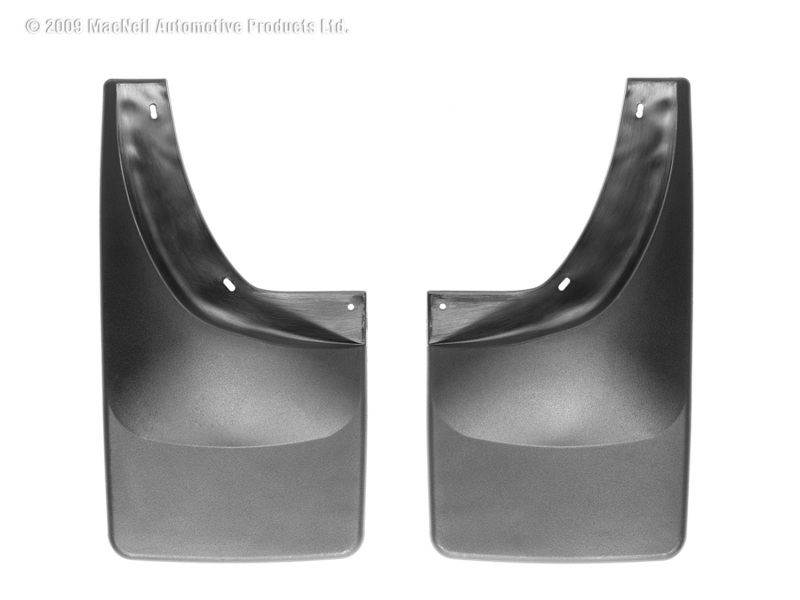 Dodge Ram Mud Flaps - WeatherTech - No-Drill DigitalFit - Black - `06-`08