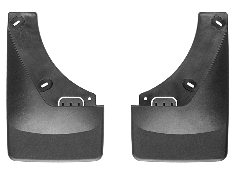 Cadillac Escalade Mud Flaps - WeatherTech - No-Drill DigitalFit - Black - `07-`13