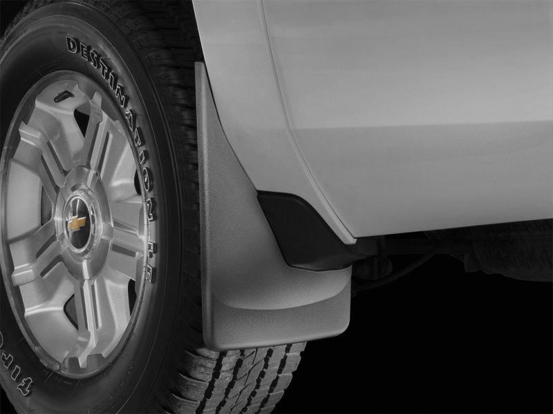 Chevrolet Tahoe Mud Flaps - WeatherTech - No-Drill DigitalFit - Black - `07-`13