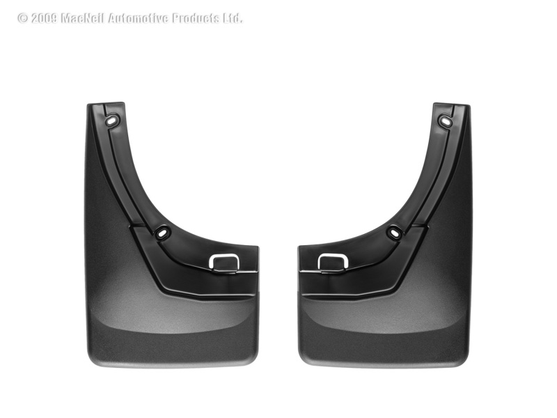 Chevrolet Tahoe Mud Flaps - WeatherTech - No-Drill DigitalFit - Black - `07-`13