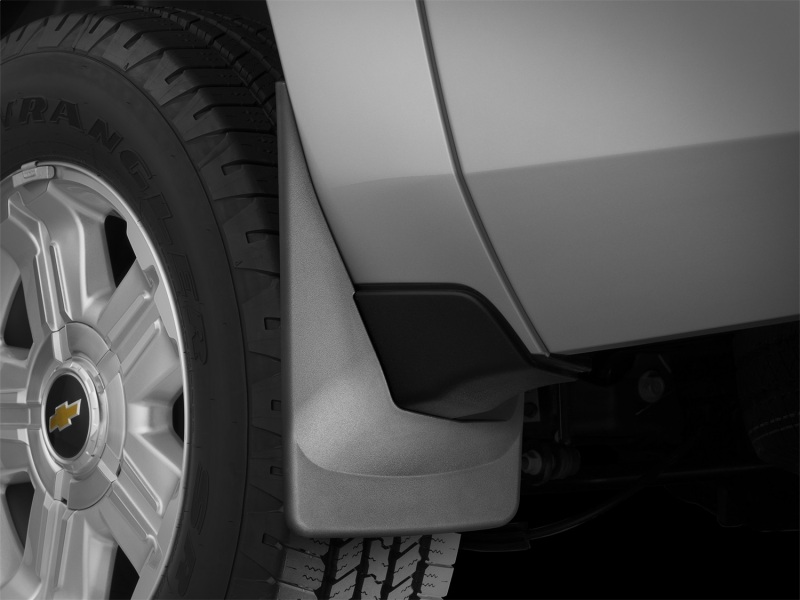 Chevrolet Suburban Mud Flaps - WeatherTech - No-Drill DigitalFit - Black - `07-`13