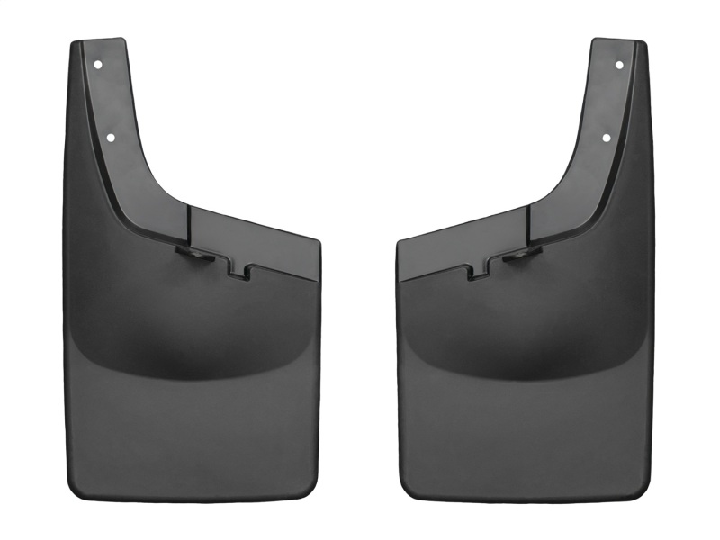 Ford Super Duty Mud Flaps - WeatherTech - No-Drill DigitalFit with QuickTurn Fastening System - Black - `11-`27